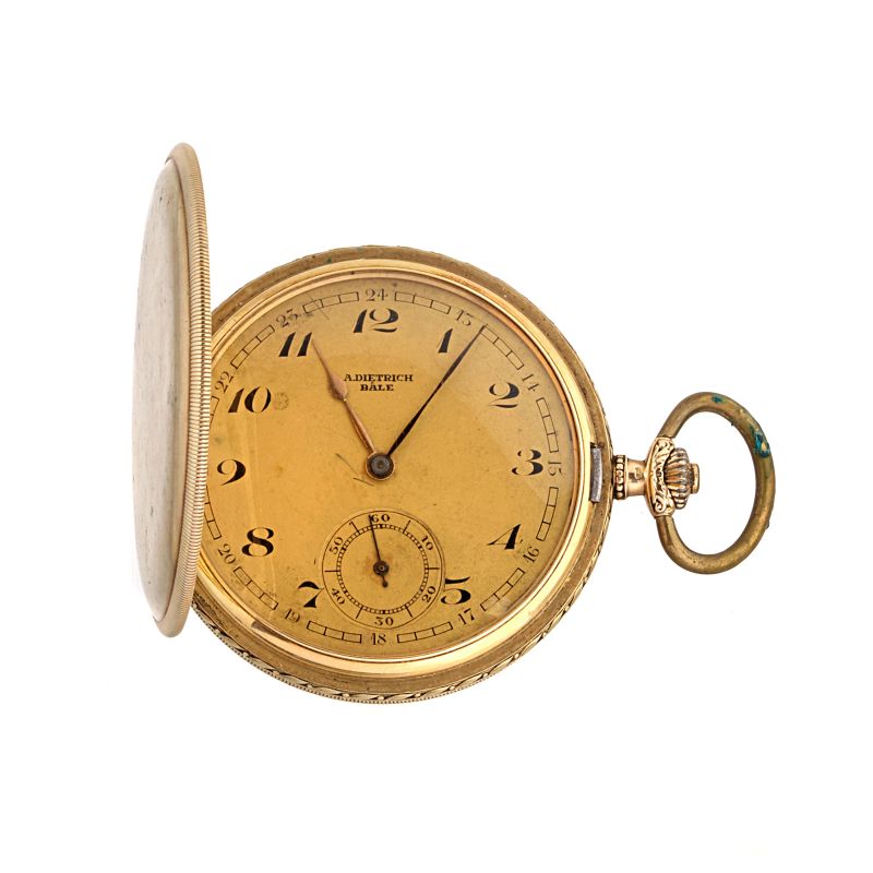 Dietrich : 



A. DIETRICH 14KT YELLOW GOLD POCKET WATCH  - Auction WATCHES AND PENS - Pandolfini Casa d'Aste