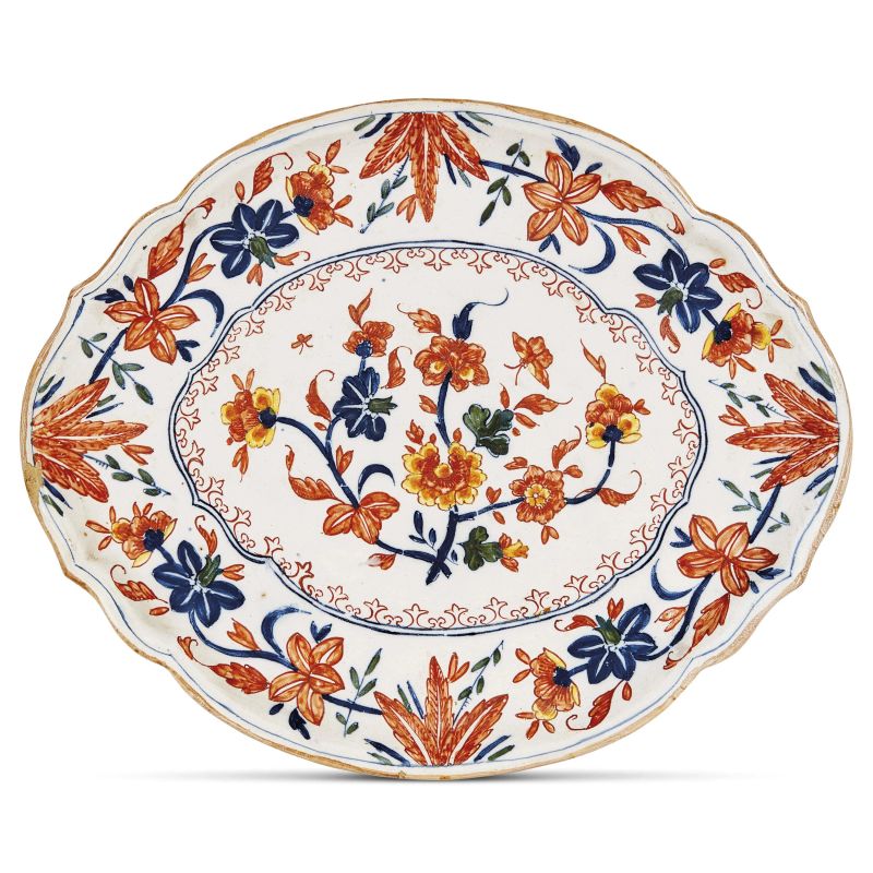 Felice Clerici : AN OVAL DISH, MANUFACTORY FELICE CLERICI, MILANO, 1760-1780  - Auction IMPORTANT MAJOLICA FROM RENAISSANCE TO THE 18TH CENTURY - Pandolfini Casa d'Aste