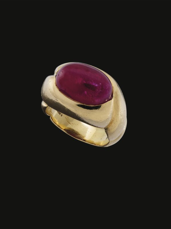 ANELLO IN ORO GIALLO 18 KT PETOCHI ROMA  - Asta gioielli - Pandolfini Casa d'Aste