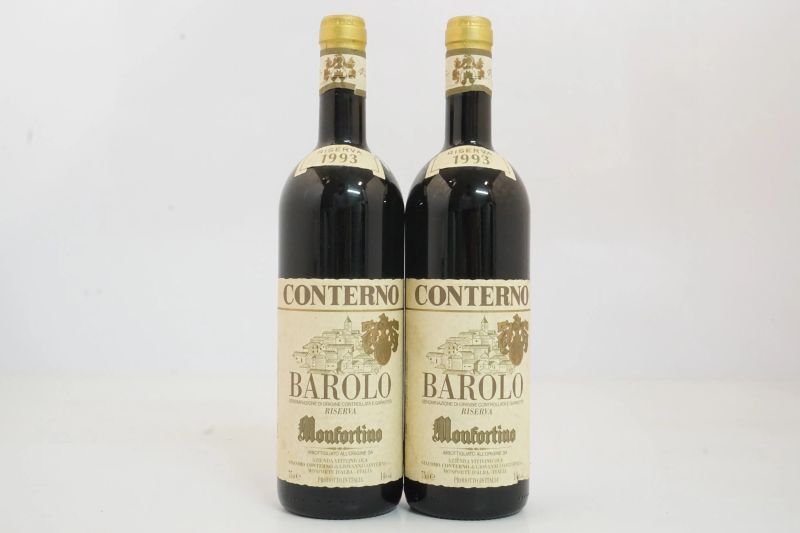      Barolo Monfortino Riserva Giacomo Conterno 1993   - Asta Vini Pregiati e Distillati da Collezione - Pandolfini Casa d'Aste