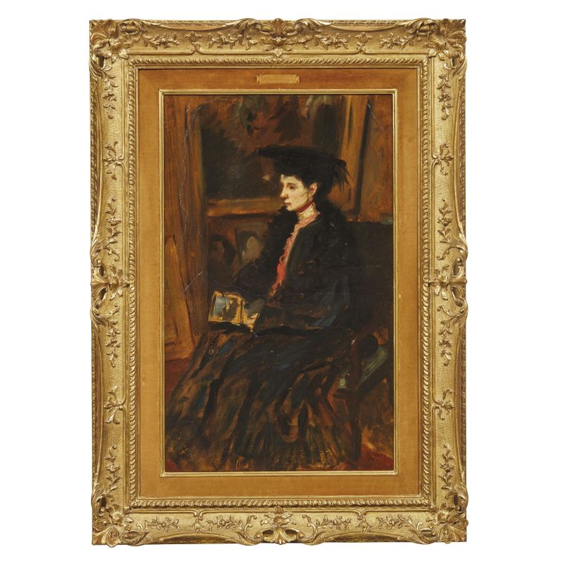 Scuola italiana, sec. XIX  - Auction TIMED AUCTION | 19TH AND 20TH CENTURY PAINTINGS AND SCULPTURES - Pandolfini Casa d'Aste