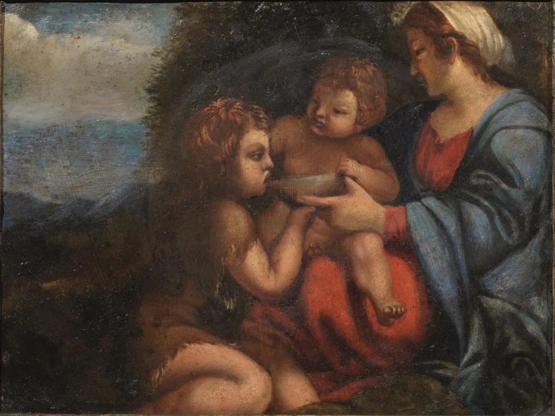 Seguace di Andrea del Sarto, sec. XVII  - Asta Dipinti Antichi e Dipinti del Secolo XIX - Pandolfini Casa d'Aste