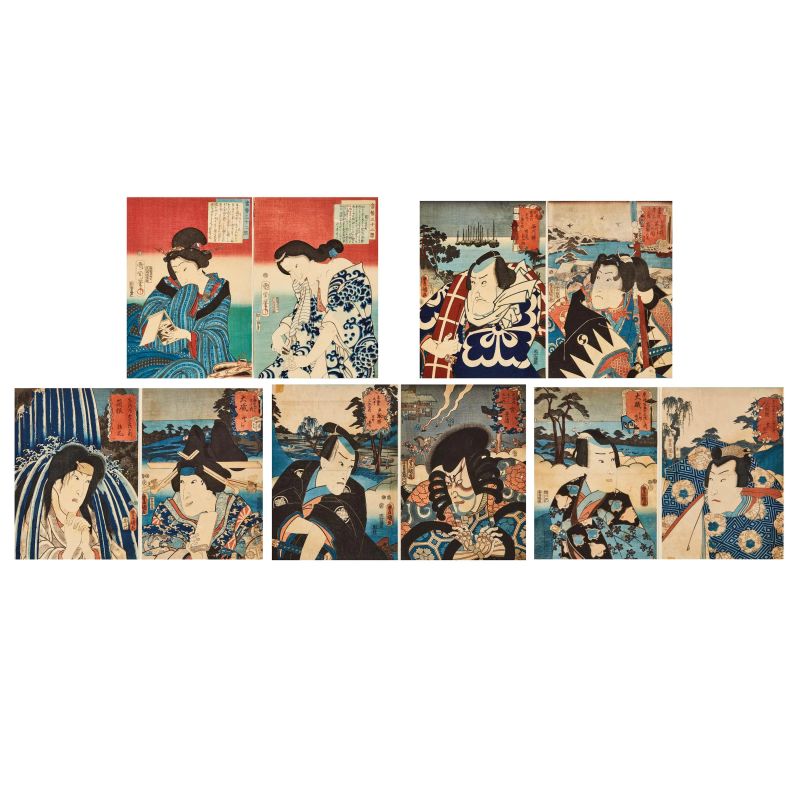 



LOTTO DI DIECI XILOGRAFIE, GIAPPONE, PERIODO MEIJI, SEC. XIX  - Asta Asian Art | 东方艺术 - Pandolfini Casa d'Aste