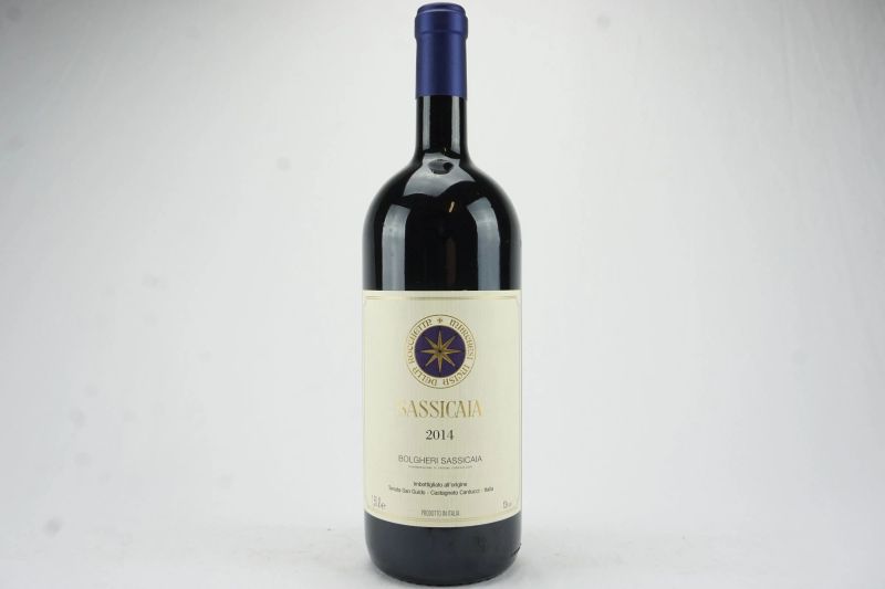      Sassicaia Tenuta San Guido 2014   - Asta L'Arte del Collezionare - Vini italiani e francesi da cantine selezionate - Pandolfini Casa d'Aste