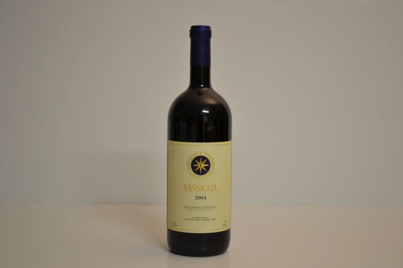 Sassicaia Tenuta San Guido 2004  - Asta Una Prestigiosa Selezione di Vini e Distillati da Collezioni Private - Pandolfini Casa d'Aste