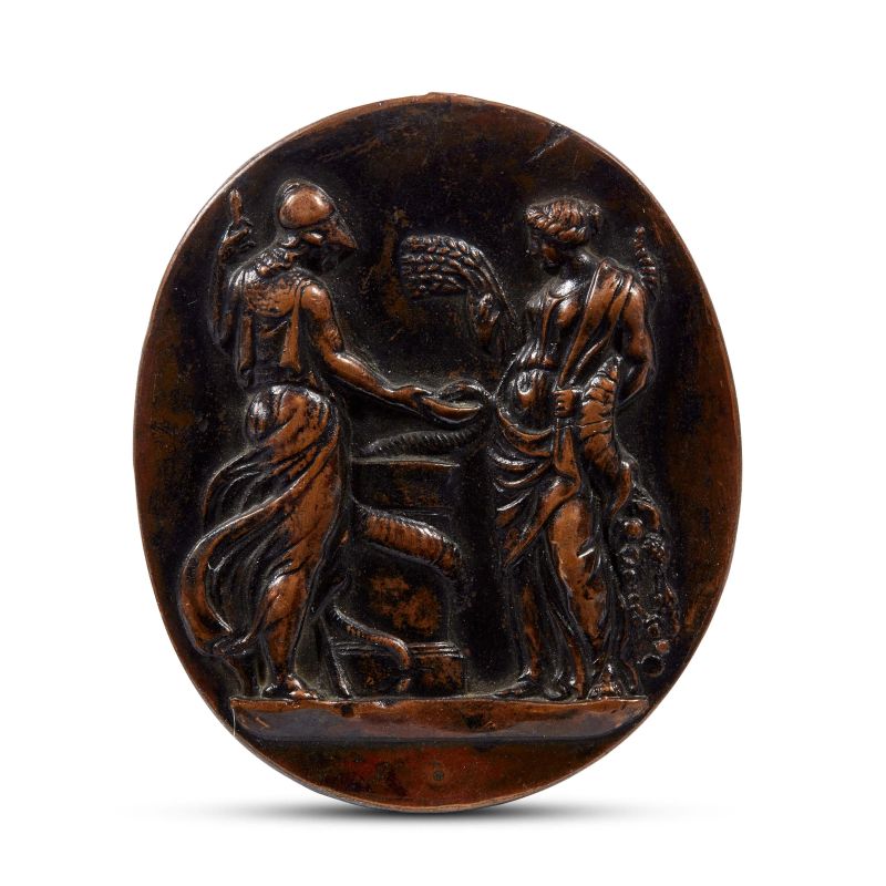 



Italia centrale, secolo XVI  - Asta PLACCHETTE, MEDAGLIE E BRONZETTI DALLA COLLEZIONE DI MARIO SCAGLIA E ALTRE PROVENIENZE - Pandolfini Casa d'Aste
