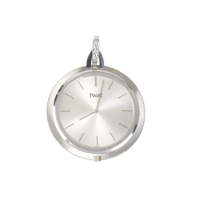 



PIAGET REF. 990 "FLYING SAUCER" WHITE GOLD POCKET WATCH, 70'S  - Auction WATCHES - Pandolfini Casa d'Aste