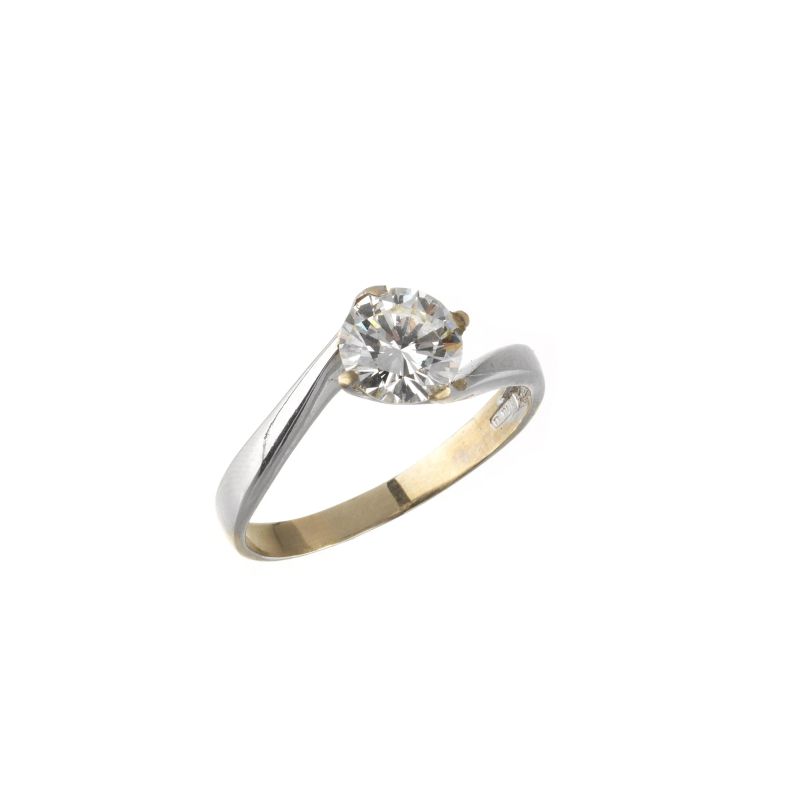 SOLITAIRE DIAMOND RING IN 18KT WHITE GOLD  - Auction ONLINE AUCTION | JEWELS - Pandolfini Casa d'Aste