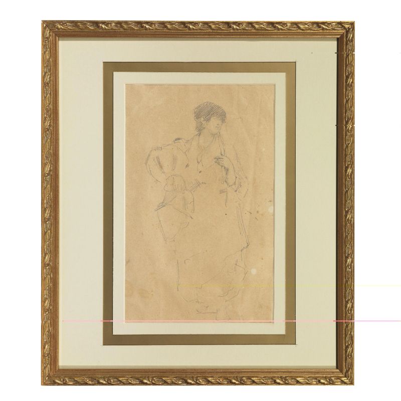 Pietro Fragiacomo : Pietro Fragiacomo  - Auction TIMED AUCTION | OLD MASTER AND 19TH CENTURY DRAWINGS AND PRINTS - Pandolfini Casa d'Aste