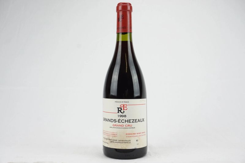      Grands &Eacute;ch&eacute;zeaux Domaine Rene Engel 1998    - Auction Il Fascino e l'Eleganza - A journey through the best Italian and French Wines - Pandolfini Casa d'Aste