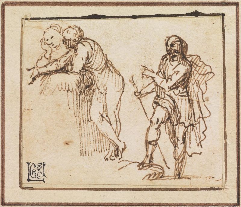Attributed to Domenico Gargiulo, Micco Spadaro  - Auction TIMED AUCTION | OLD MASTER AND 19TH CENTURY DRAWINGS AND PRINTS - Pandolfini Casa d'Aste