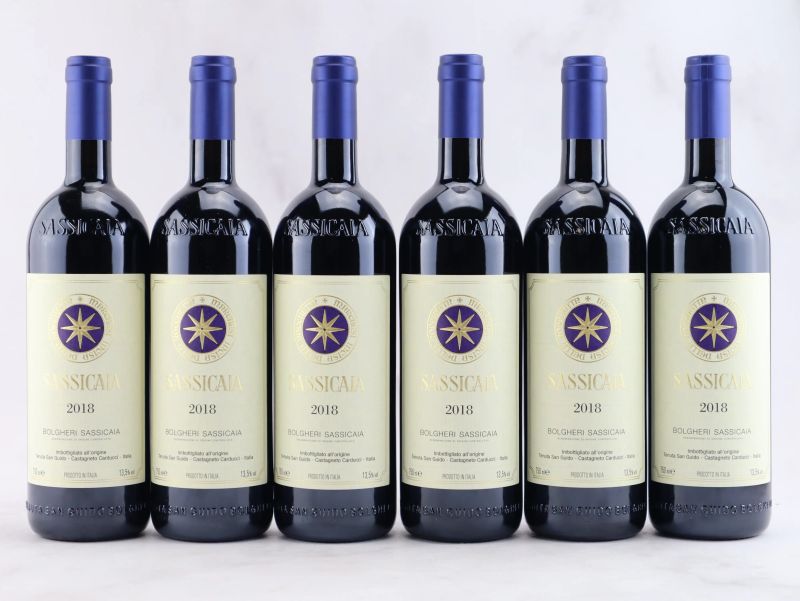 



Sassicaia Tenuta San Guido 2018  - Auction ALCHIMIA - Fine and Rare Wine - Pandolfini Casa d'Aste