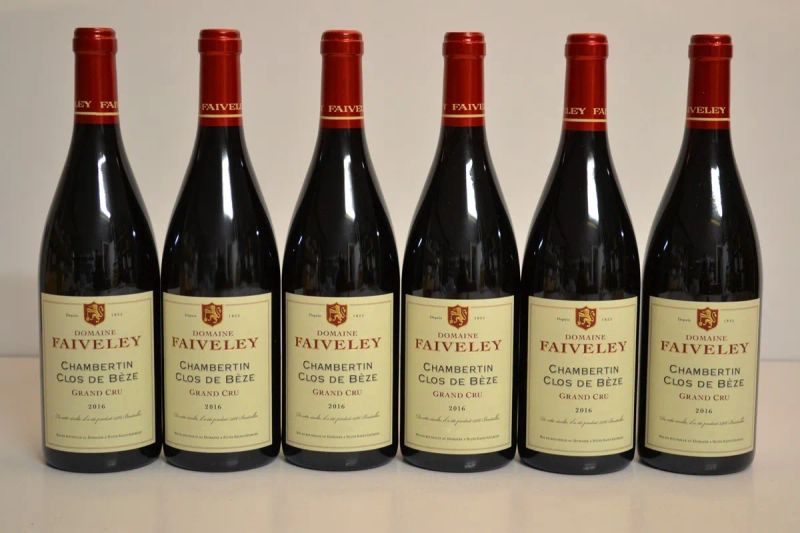 Chambertin Clos de B&egrave;ze Domaine Faiveley 2016  - Auction A Prestigious Selection of Wines and Spirits from Private Collections - Pandolfini Casa d'Aste
