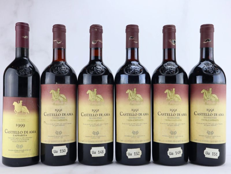 



L&rsquo;Apparita Castello di Ama   - Asta ALCHIMIA - Vini Pregiati e da Collezione - Pandolfini Casa d'Aste