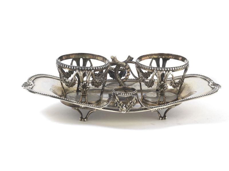      BASE PER OLIERA, FRANCIA, SECOLO XIX   - Auction Online Auction | Silver - Pandolfini Casa d'Aste