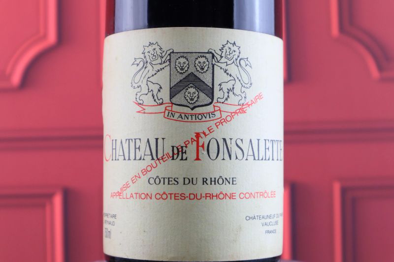 Côte du Rhone Réserve Château de Fonsalette 1985  - Asta Smartwine 2.0 | Spring Classics - Pandolfini Casa d'Aste