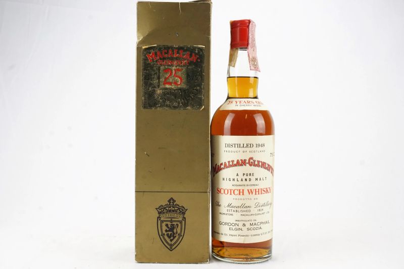      Macallan-Glenlivet 1948    - Asta Whisky e Distillati da Collezione - Pandolfini Casa d'Aste