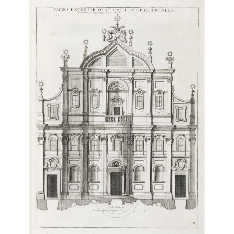 De Rossi, Gian Giacomo. Insignum Romae Templorum prospectus exteriores interioresque a celebrioribus architectis inventi. Roma, De Rossi, [1684].  - Asta LIBRI, MANOSCRITTI, AUTOGRAFI E STAMPE - Pandolfini Casa d'Aste