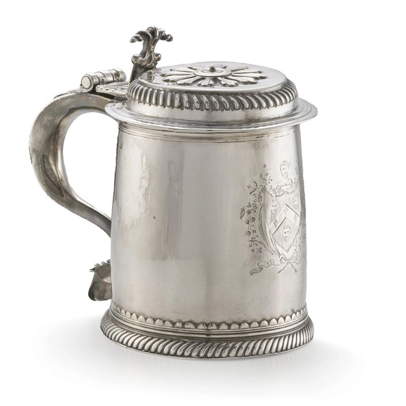 



TANKARD, LONDRA, 1713, ARGENTIERE JOSEPH CLARE I  - Auction Italian ad European silver - Pandolfini Casa d'Aste