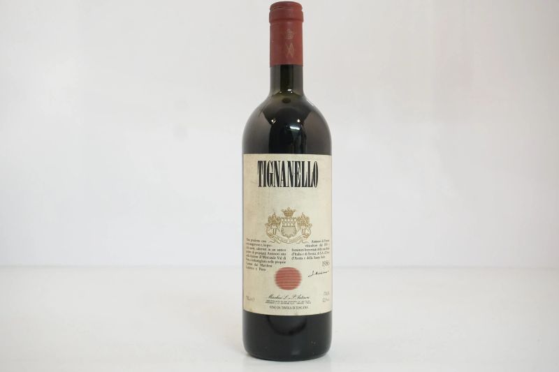      Tignanello Antinori 1986   - Asta ASTA A TEMPO | Smart Wine & Spirits - Pandolfini Casa d'Aste