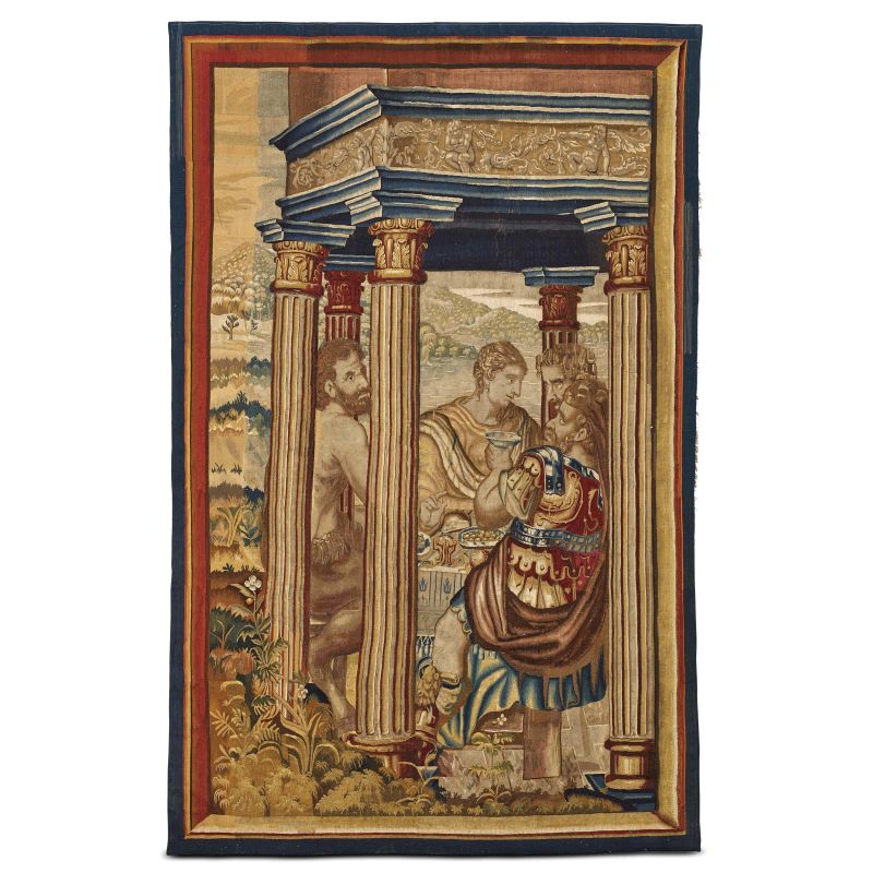 A FLEMISH TAPESTRY, 17TH CENTURY  - Auction furniture and works of art - Pandolfini Casa d'Aste