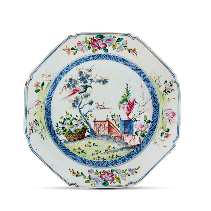 



A FERNIANI DISH, FAENZA, LAST QUARTER OF 18TH CENTURY  - Auction CERAMICS. MAJOLICA AND PORCELAIN FROM THE RENAISSANCE TO THE 18TH CENTURY - Pandolfini Casa d'Aste