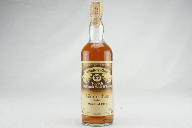 Glenrothes 1954  - Auction From Red to Gold - Whisky and Collectible Spirits - Pandolfini Casa d'Aste