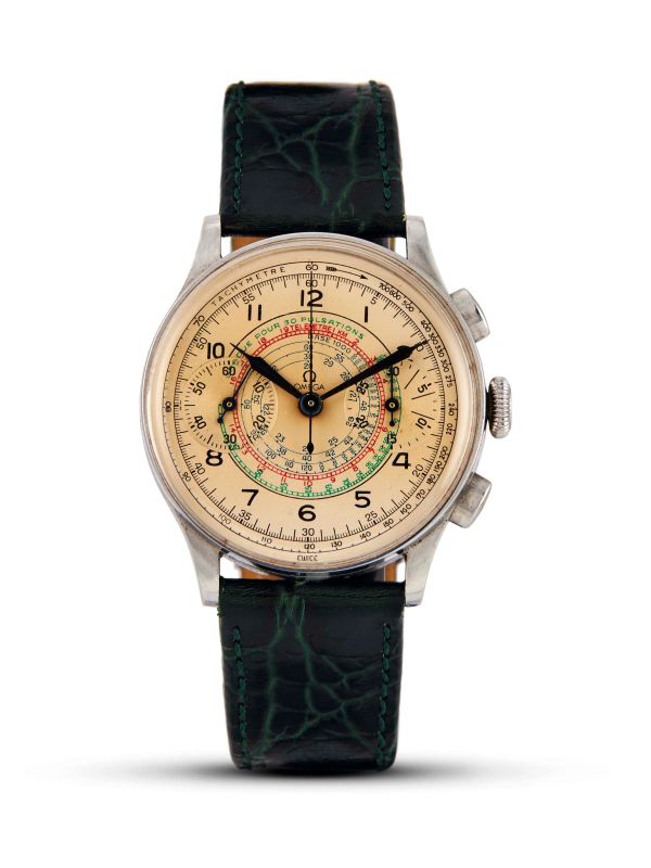 OMEGA CRONOGRAFO 33.3CH  - Auction Fine watches - Pandolfini Casa d'Aste