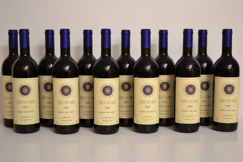 Sassicaia Tenuta San Guido 1987  - Auction Finest and Rarest Wines  - Pandolfini Casa d'Aste