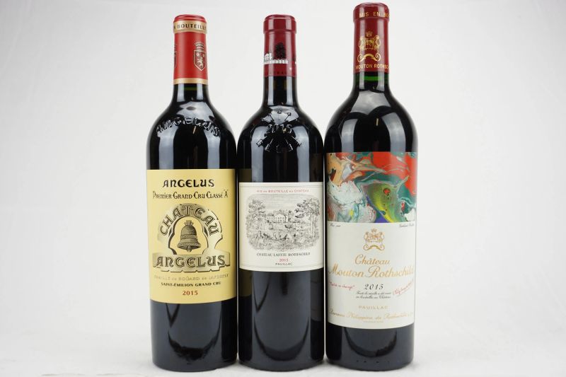      Selezione Bordeaux 2015   - Auction Il Fascino e l'Eleganza - A journey through the best Italian and French Wines - Pandolfini Casa d'Aste