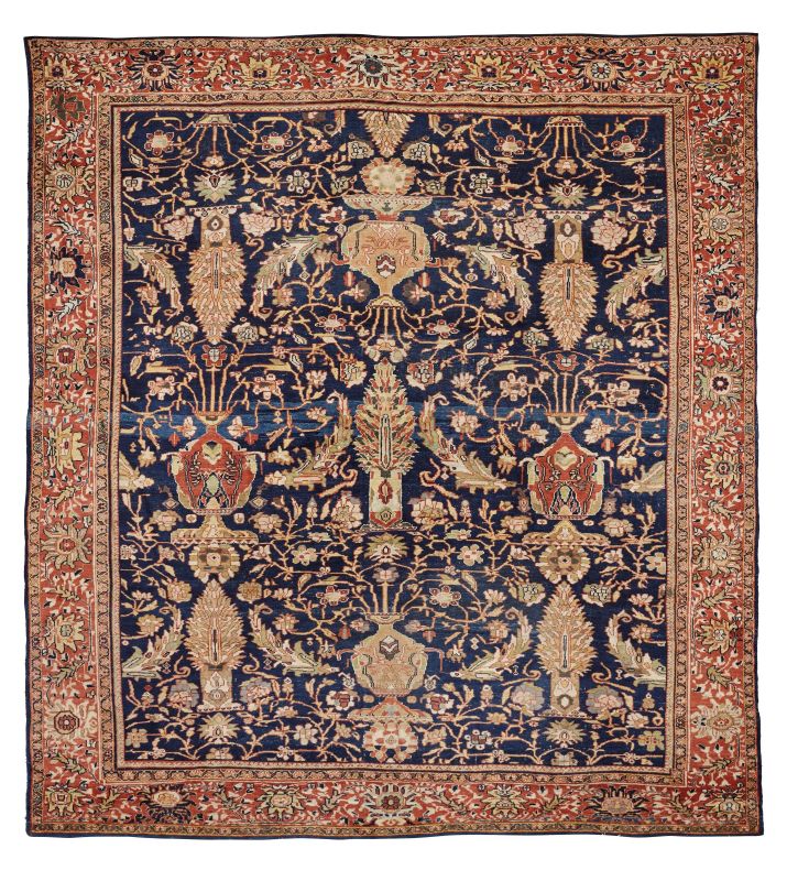      TAPPETO ZIEGLER MAHAL, PERSIA, 1870   - Auction important antique rugs - Pandolfini Casa d'Aste