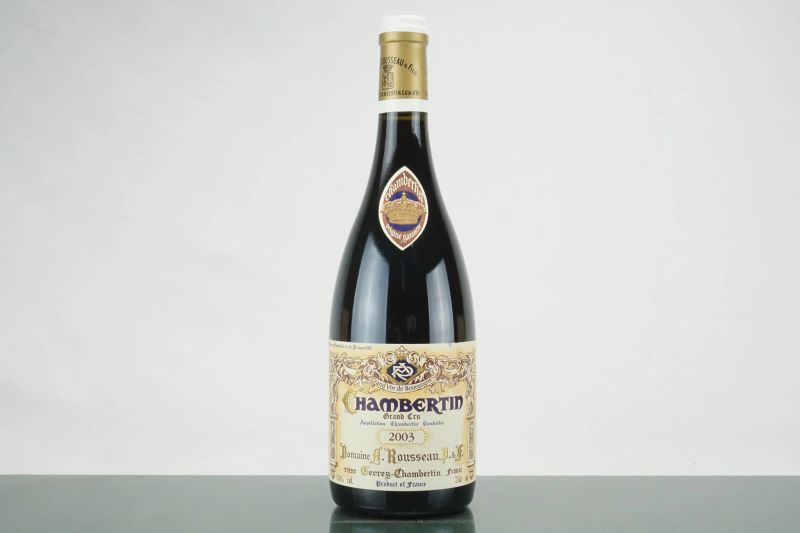 Chambertin Domaine Armand Rousseau 2003  - Auction L'Essenziale - Fine and Rare Wine - Pandolfini Casa d'Aste