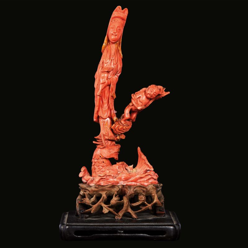 



GUANYIN FIGURE IN CORAL, CHINA, QING DYNASTY, 19TH&ndash;20TH CENTURY  - Auction Asian Art | 东方艺术 - Pandolfini Casa d'Aste