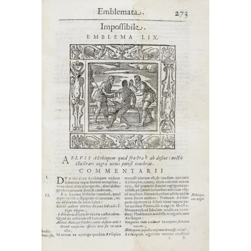 Alciati, Andrea. Emblemata cum commentariis. Padova, Tozzi, 1621.  - Asta LIBRI, MANOSCRITTI, AUTOGRAFI E STAMPE - Pandolfini Casa d'Aste