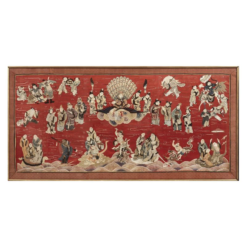 A FABRIC, CHINA, QING DYNASTY, 19TH CENTURY  - Auction Asian Art | &#19996;&#26041;&#33402;&#26415; - Pandolfini Casa d'Aste