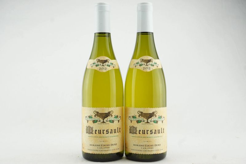 Meursault Domaine J.-F. Coche Dury 2012  - Auction THE SIGNIFICANCE OF PASSION - Fine and Rare Wine - Pandolfini Casa d'Aste
