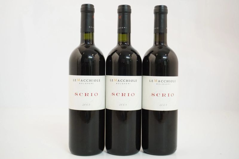      Scrio Le Macchiole 2003   - Asta ASTA A TEMPO | Smart Wine & Spirits - Pandolfini Casa d'Aste