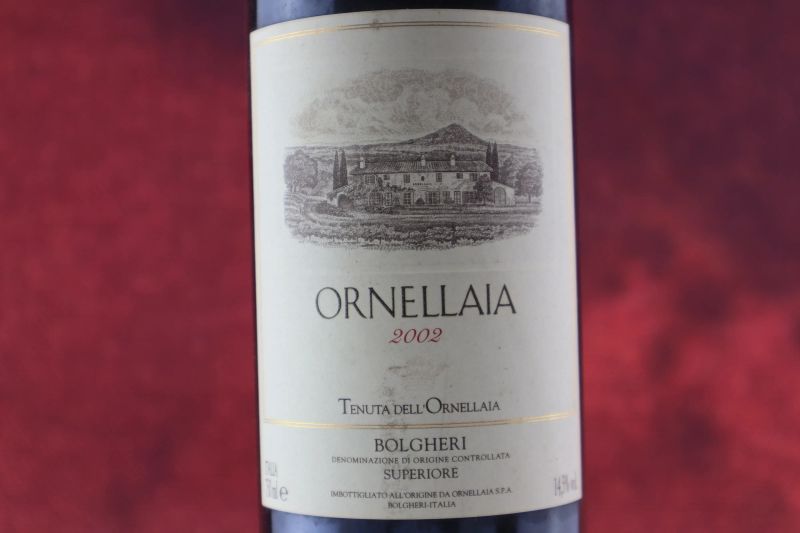 



Ornellaia 2002  - Asta Smartwine 2.0 | Christmas Edition - Pandolfini Casa d'Aste