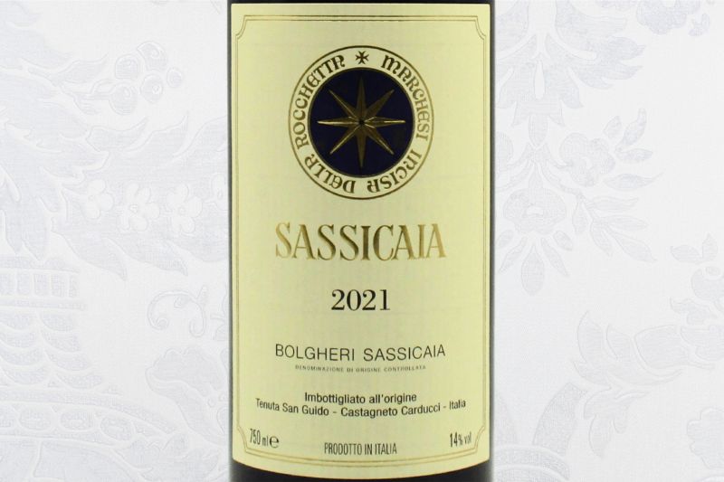 



Sassicaia Tenuta San Guido 2021  - Asta Smartwine 2.0 | Fleurs de Vigne - Pandolfini Casa d'Aste