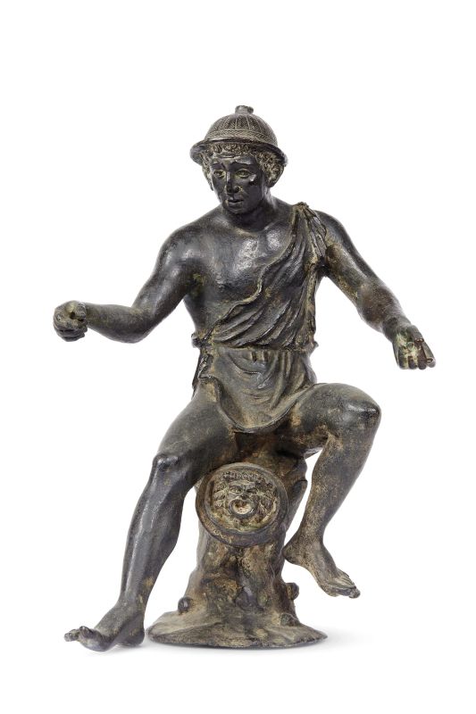 



Naples, early 19th century, a young man sitting on a fountain, bronze figure  - Auction SCULPTURES AND WORKS OF ART FROM MIDDLE AGES TO 19TH CENTURY - Pandolfini Casa d'Aste