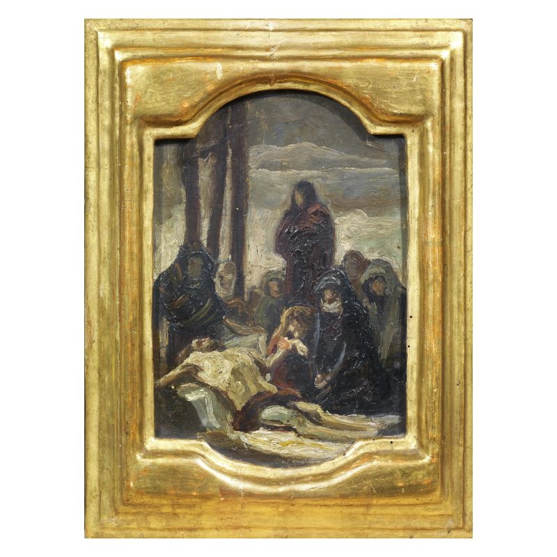 Ponziano Loverini : Ponziano Loverini  - Auction TIMED AUCTION | 19TH CENTURY PAINTINGS, DRAWINGS AND SCULPTURES - Pandolfini Casa d'Aste
