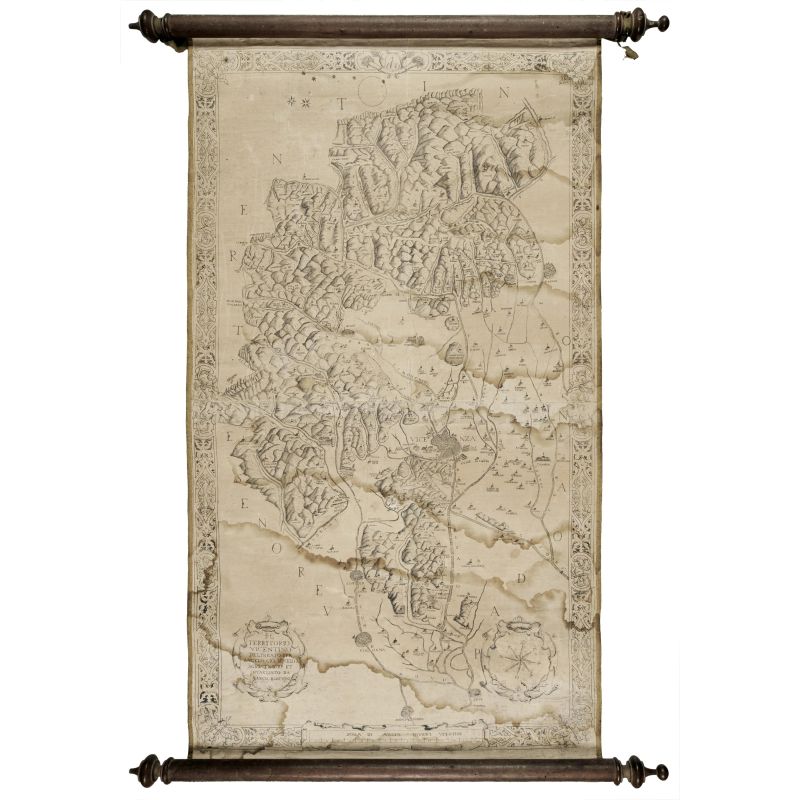 Novello, Giovanni Angelo. Il territorio vicentino. [1676 circa].  - Asta LIBRI, MANOSCRITTI, AUTOGRAFI E STAMPE - Pandolfini Casa d'Aste