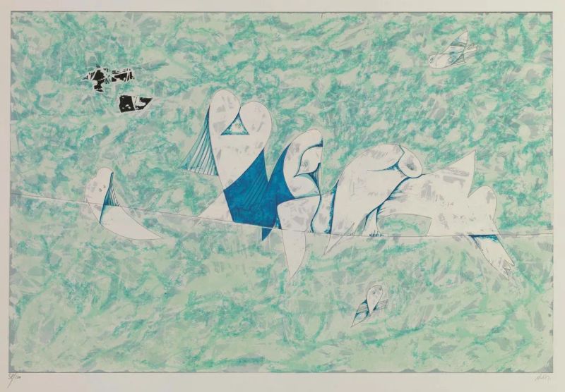  Gianni Dova   - Auction 20th Century Decorative Art - Pandolfini Casa d'Aste