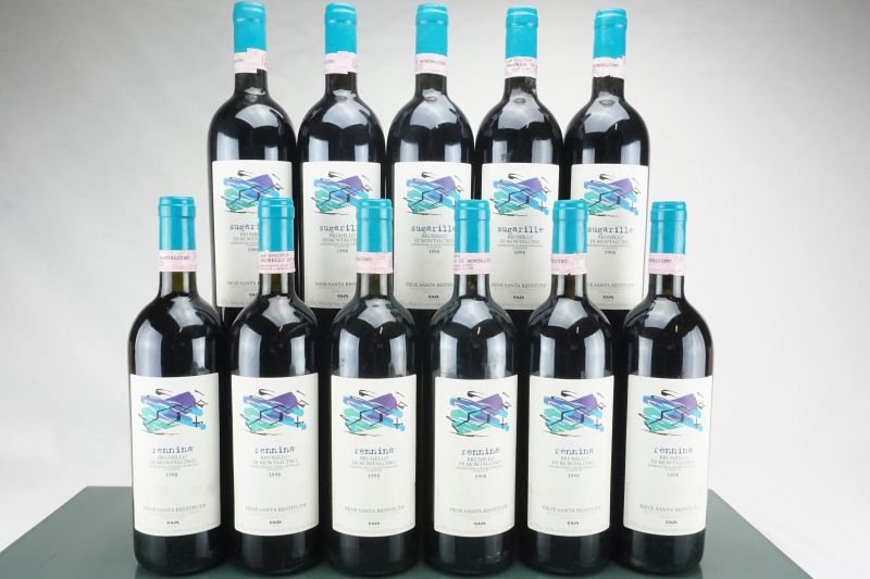 Brunello di Montalcino Rennina Pieve Santa Restituta Gaja 1998  - Auction L'Essenziale - Fine and Rare Wine - Pandolfini Casa d'Aste