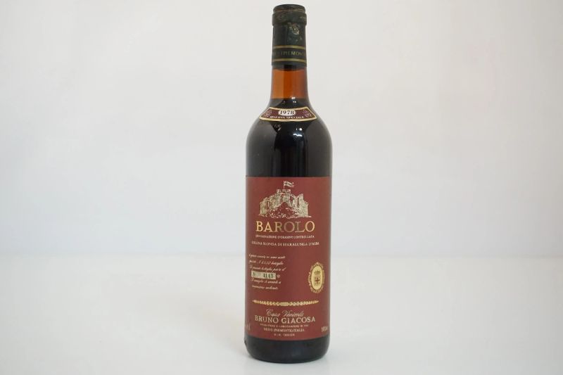      Barolo Collina Rionda Riserva Speciale Etichetta Rossa Bruno Giacosa 1978&nbsp;    - Auction Wine&Spirits - Pandolfini Casa d'Aste