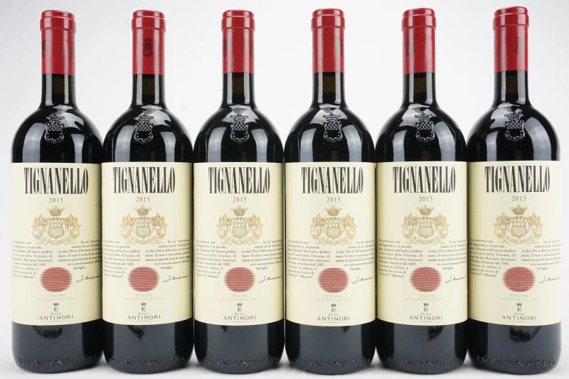      Tignanello Antinori 2015   - Auction Il Fascino e l'Eleganza - A journey through the best Italian and French Wines - Pandolfini Casa d'Aste