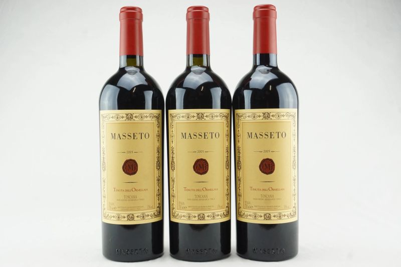 Masseto 2005  - Auction THE SIGNIFICANCE OF PASSION - Fine and Rare Wine - Pandolfini Casa d'Aste