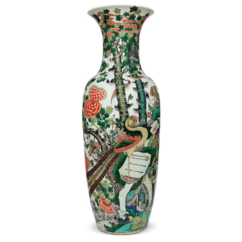A LARGE FAMILLE-VERTE PORCELAIN VASE, CHINA, QING DYNASTY, 19TH CENTURY  - Auction Asian Art | 东方艺术 - Pandolfini Casa d'Aste