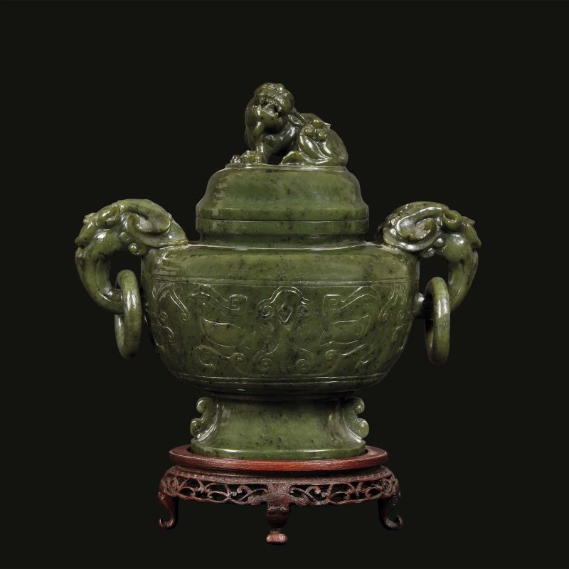 A JADE, CHINA, QING DYNASTY, 20TH CENTURY  - Auction Asian Art | &#19996;&#26041;&#33402;&#26415; - Pandolfini Casa d'Aste