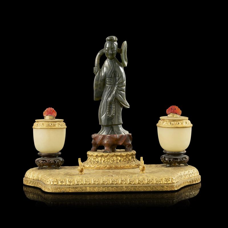 



INKSTAND, CHINA, LATE QING DYNASTY, 19TH CENTURY  - Auction Asian Art | 东方艺术 - Pandolfini Casa d'Aste